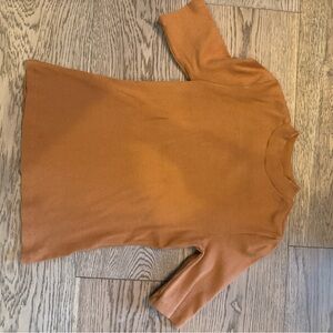 Maeve Turtleneck Sweater in Caramel Brown